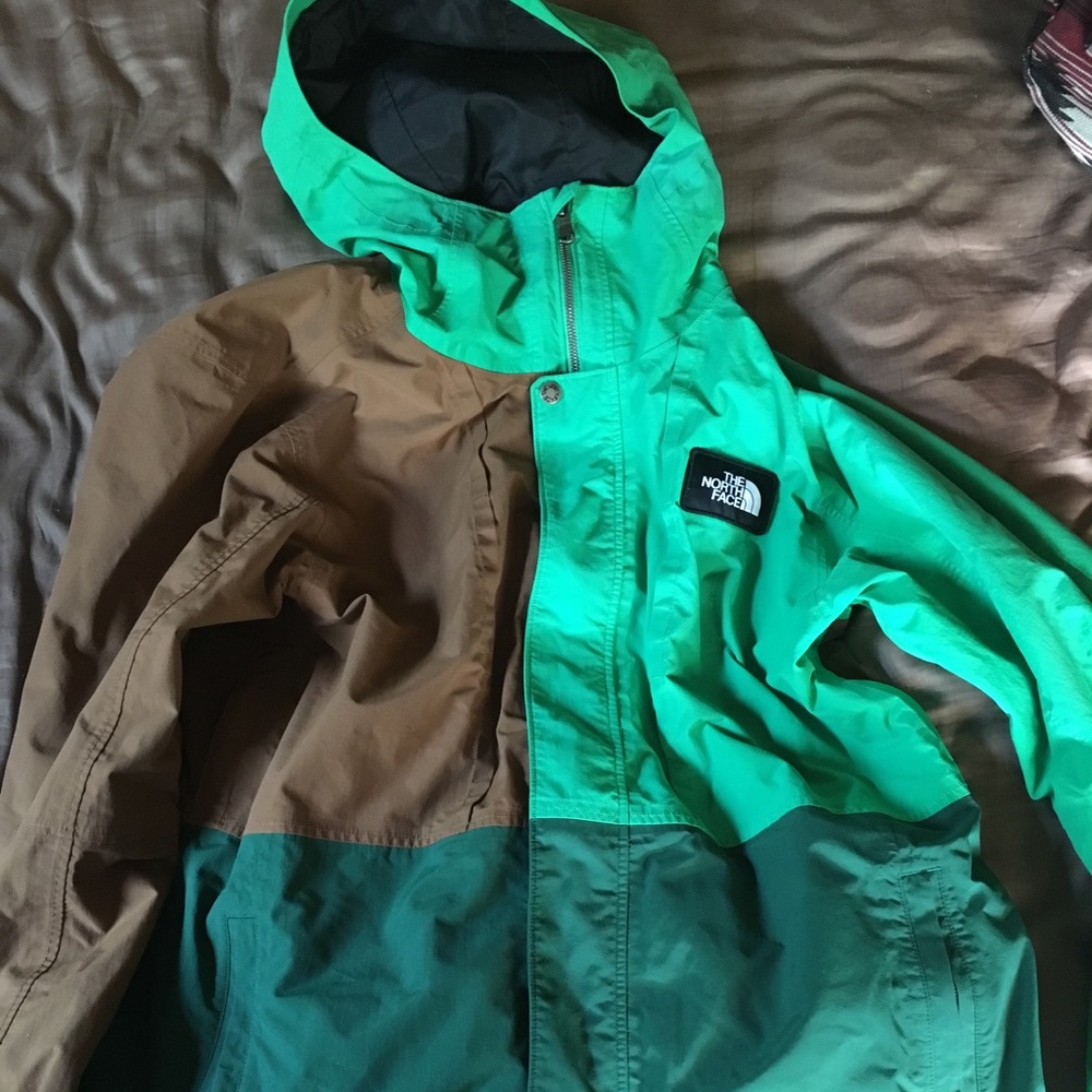 North face tri-color jacket